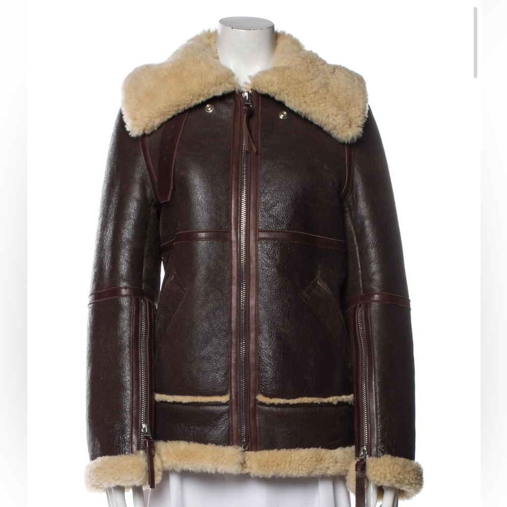 Authentic acne shearling jacket